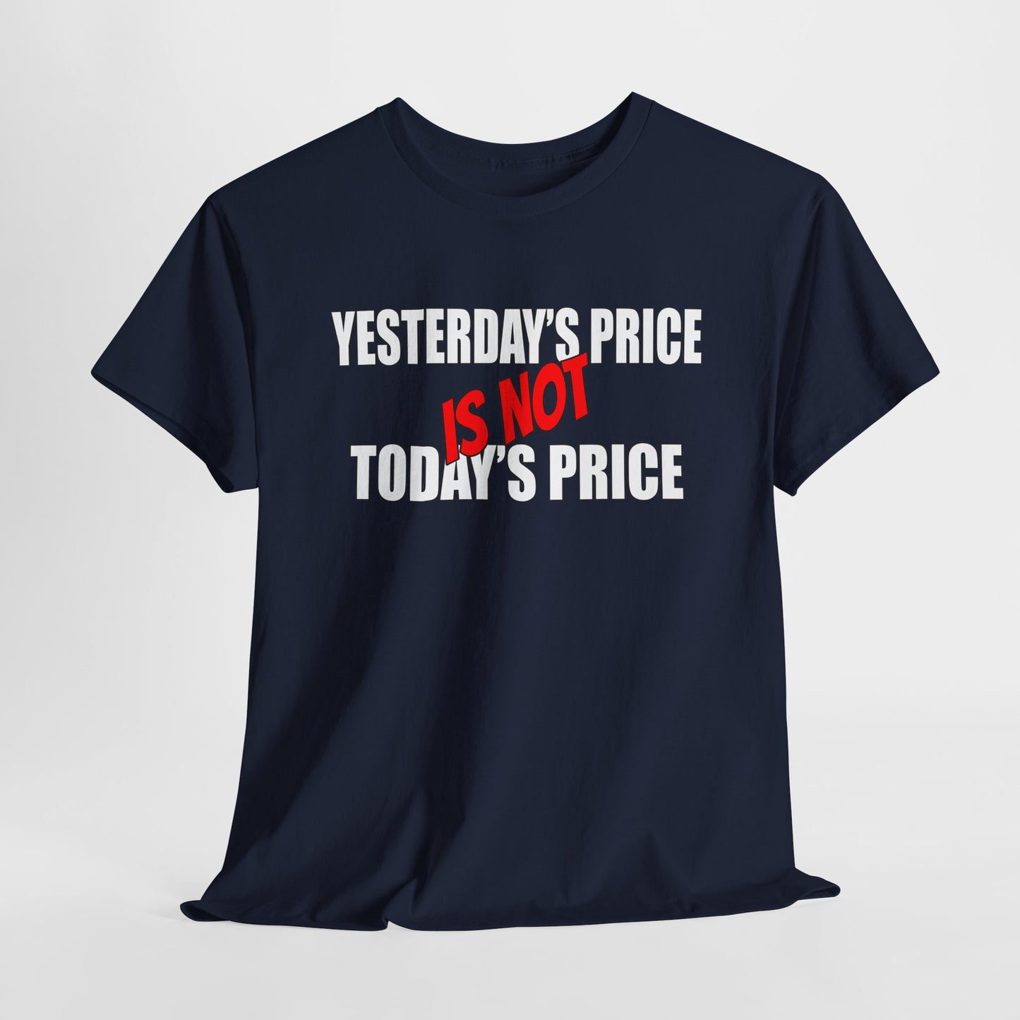 Yesterday's Price is not Today's Price Shirt