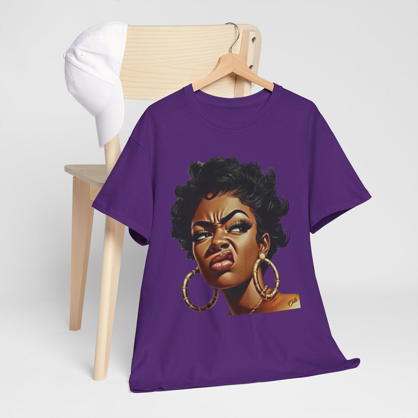 Disgusted Black Woman Face Shirt FBA