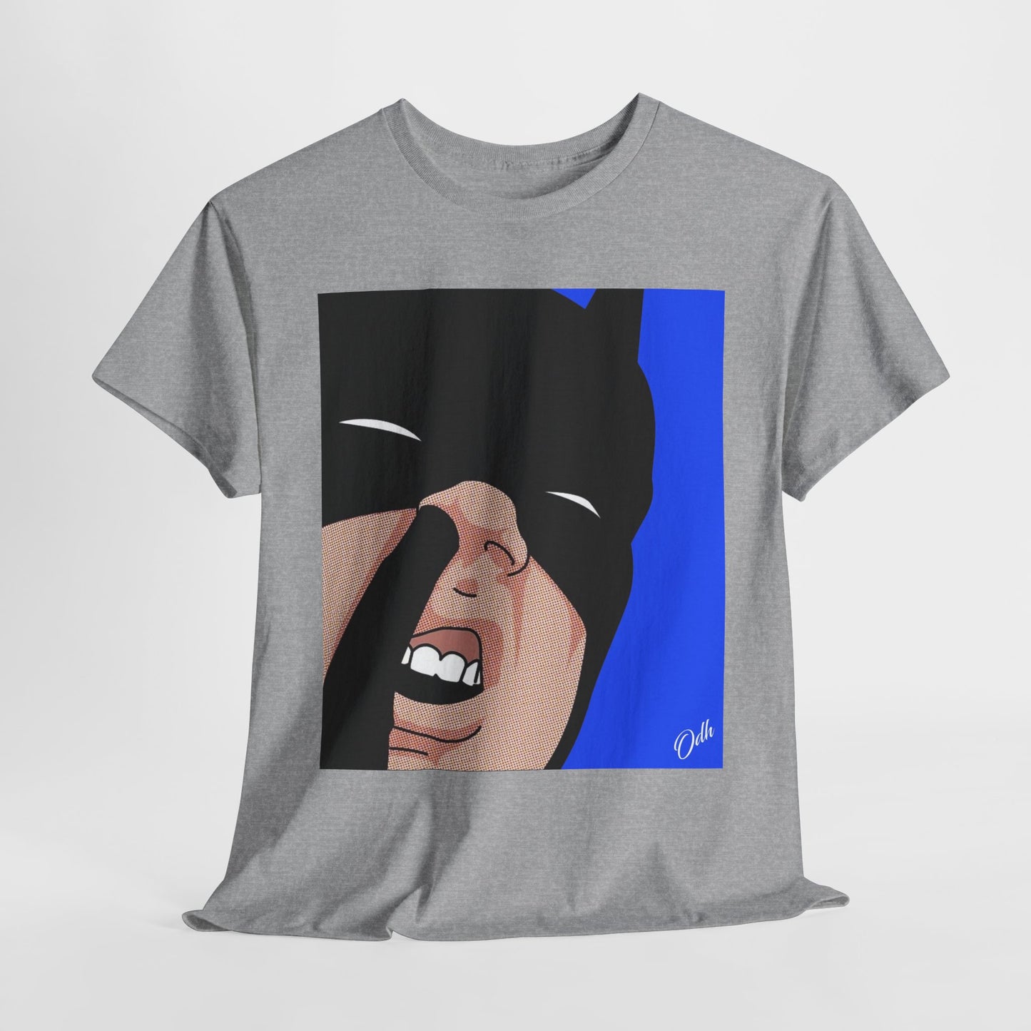 Funny Batman Graphic Tee with Superhero Design