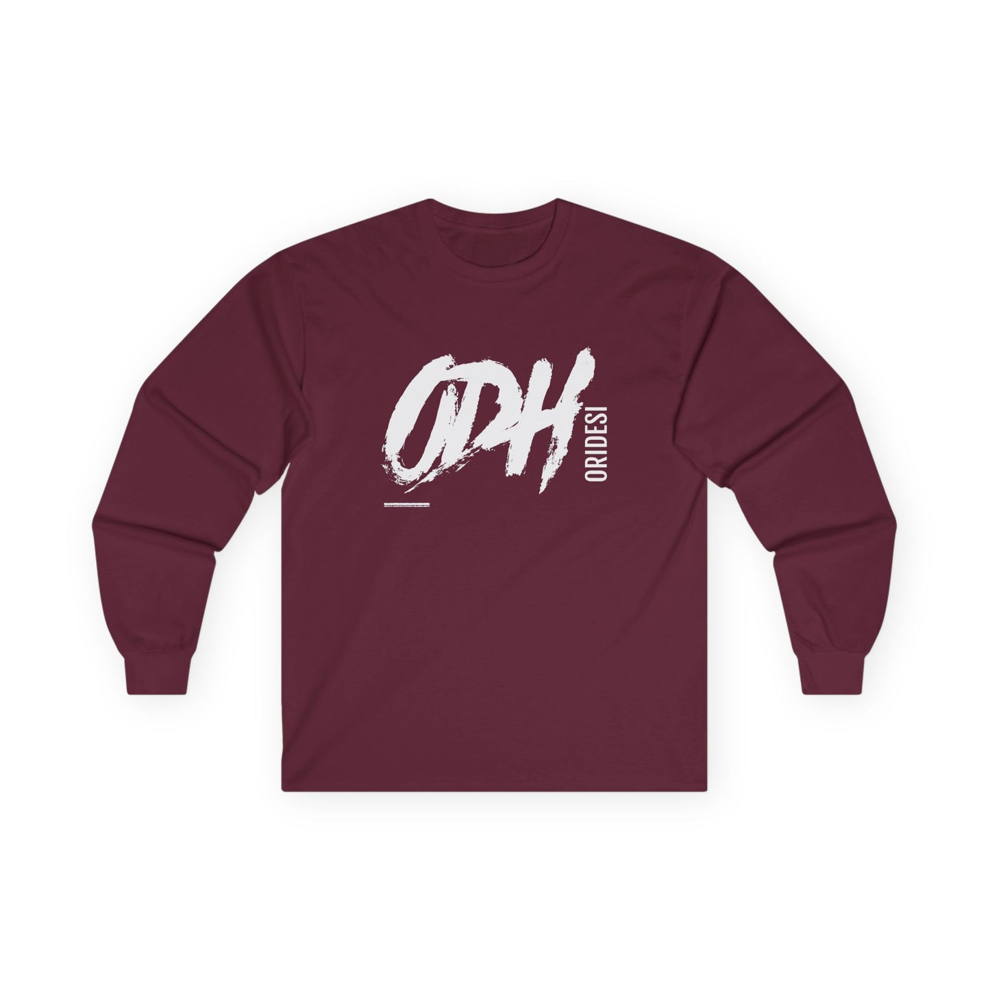 ODH Designer Logo Graphic T Shirt Ultra 100% Cotton Long Sleeve Tee