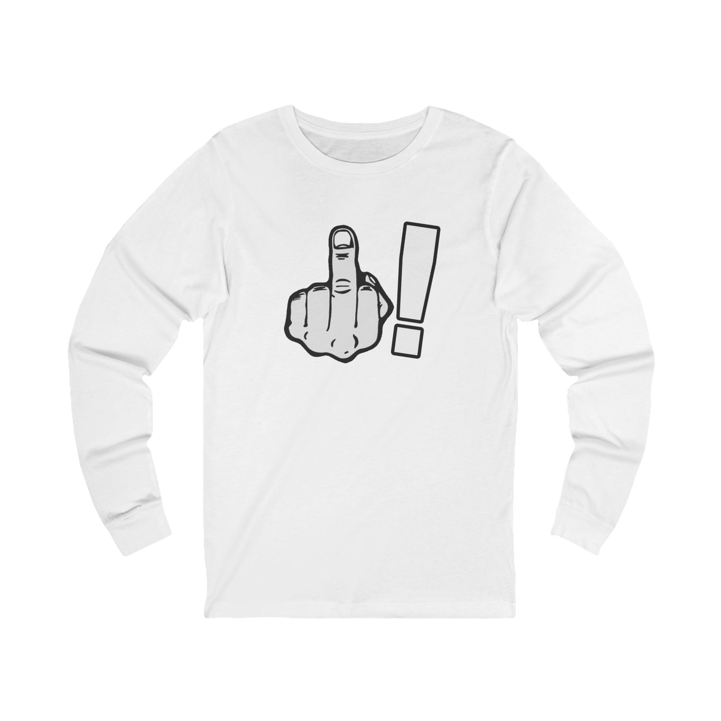Middle Finger Long Sleeve Shirt