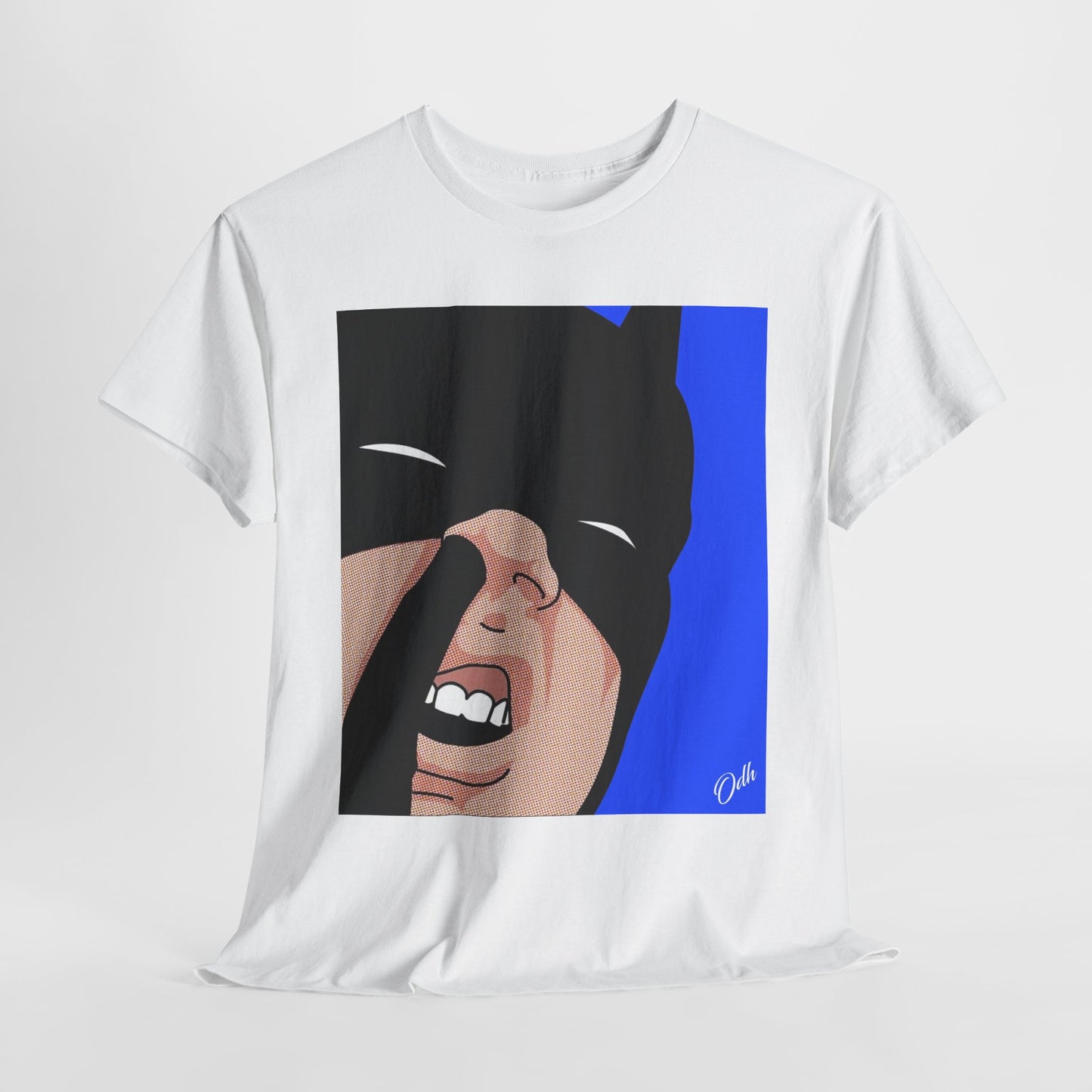 Funny Batman Graphic Tee with Superhero Design