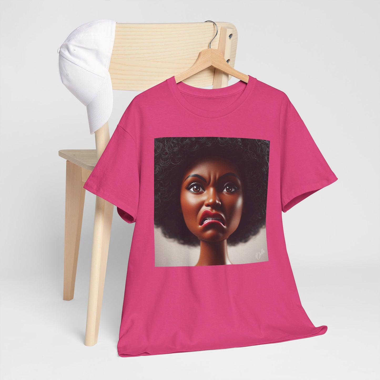 Disgusted Black Doll Face Meme Shirt Short Sleeve Tee