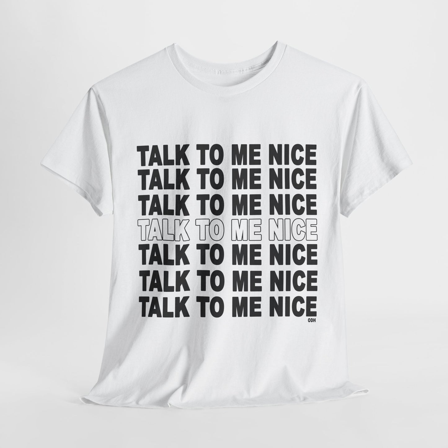 Talk to Me Nice Shirt | Be Kind | Funny Shirt | Unisex Jersey Short Sleeve Tee