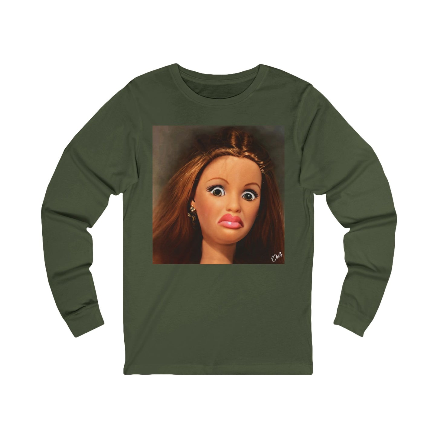 Barbie Disgusted Face Meme Shirt Long Sleeve Tee