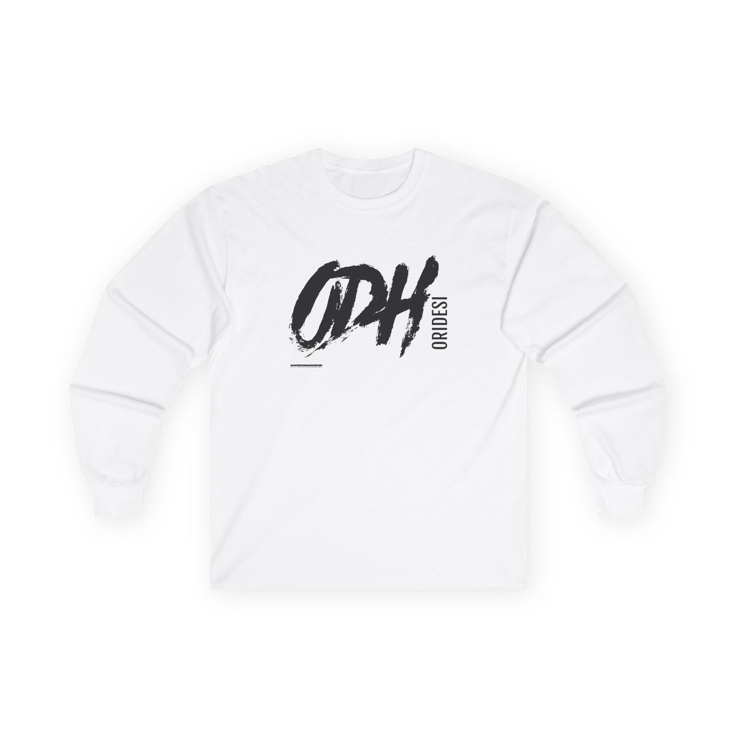 ODH Designer Logo Graphic T Shirt Ultra 100% Cotton Long Sleeve Tee