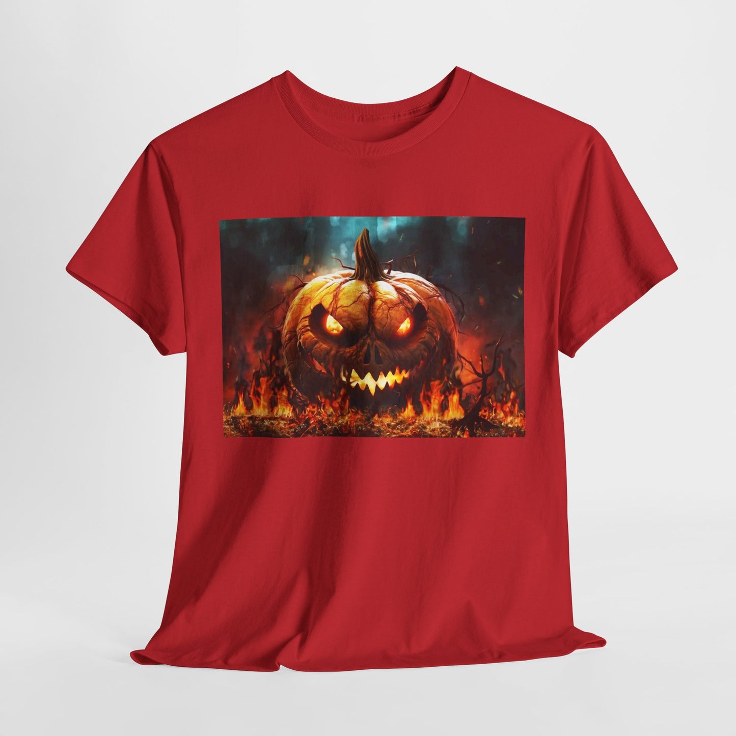 Halloween Burning Pumpkin Shirt