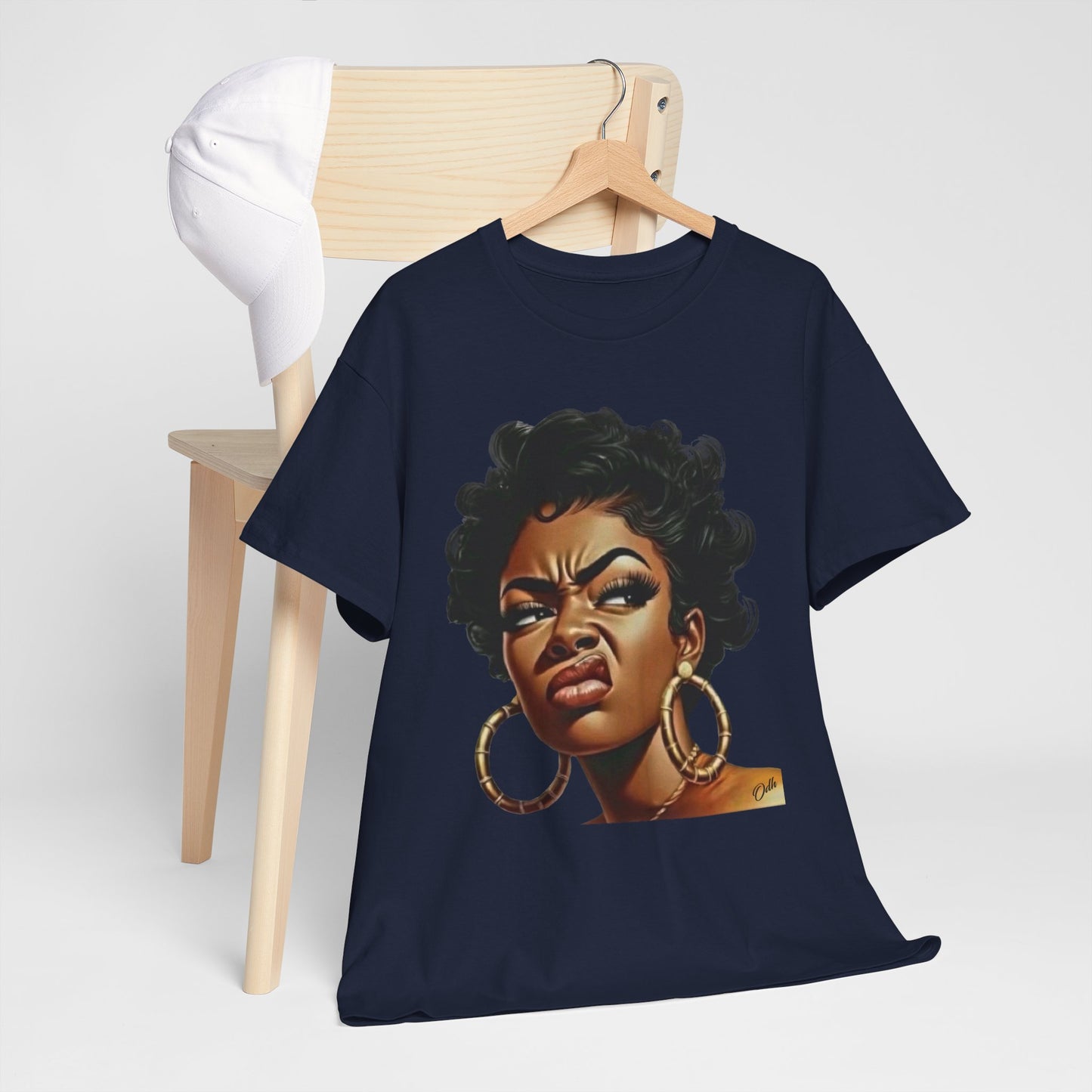 Disgusted Black Woman Face Shirt FBA