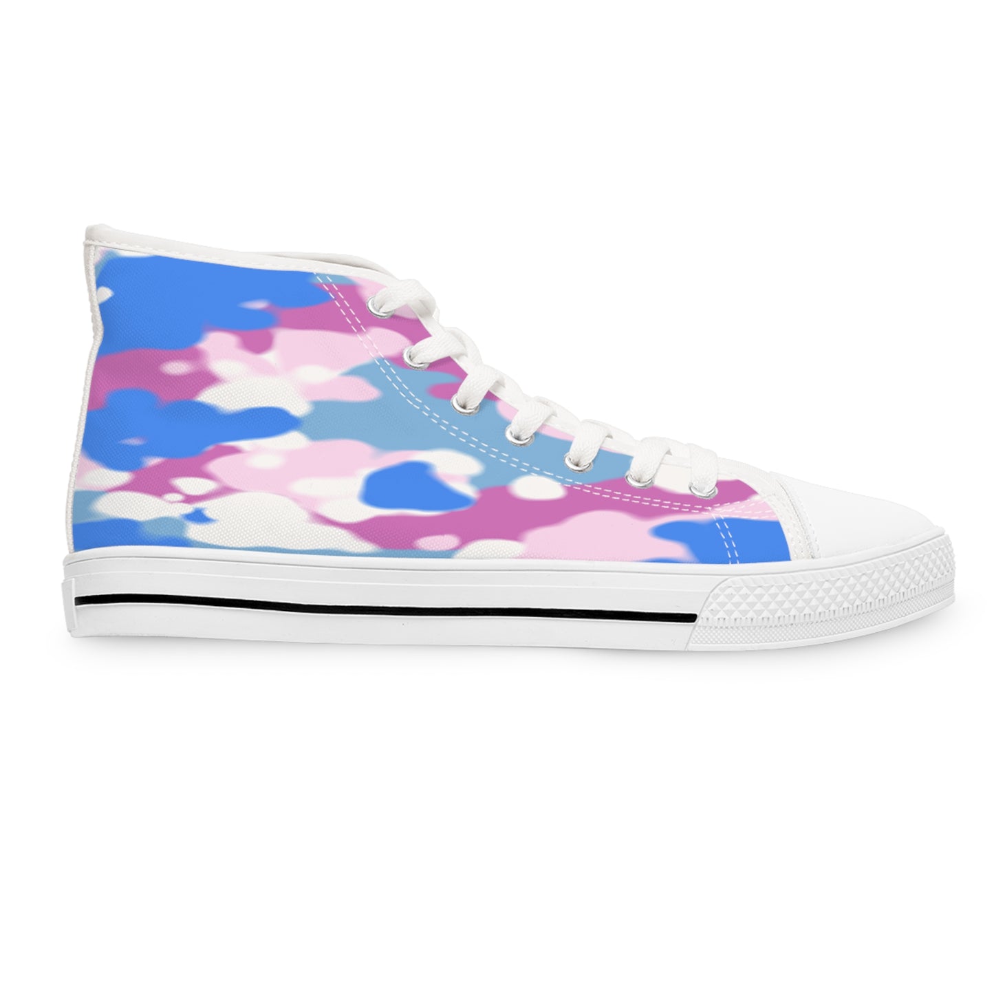 Women's High Top Sneakers, Colorful Sneakers, Converse Style High-Top Sneaker, Old School Red 80s and 90s Fashion