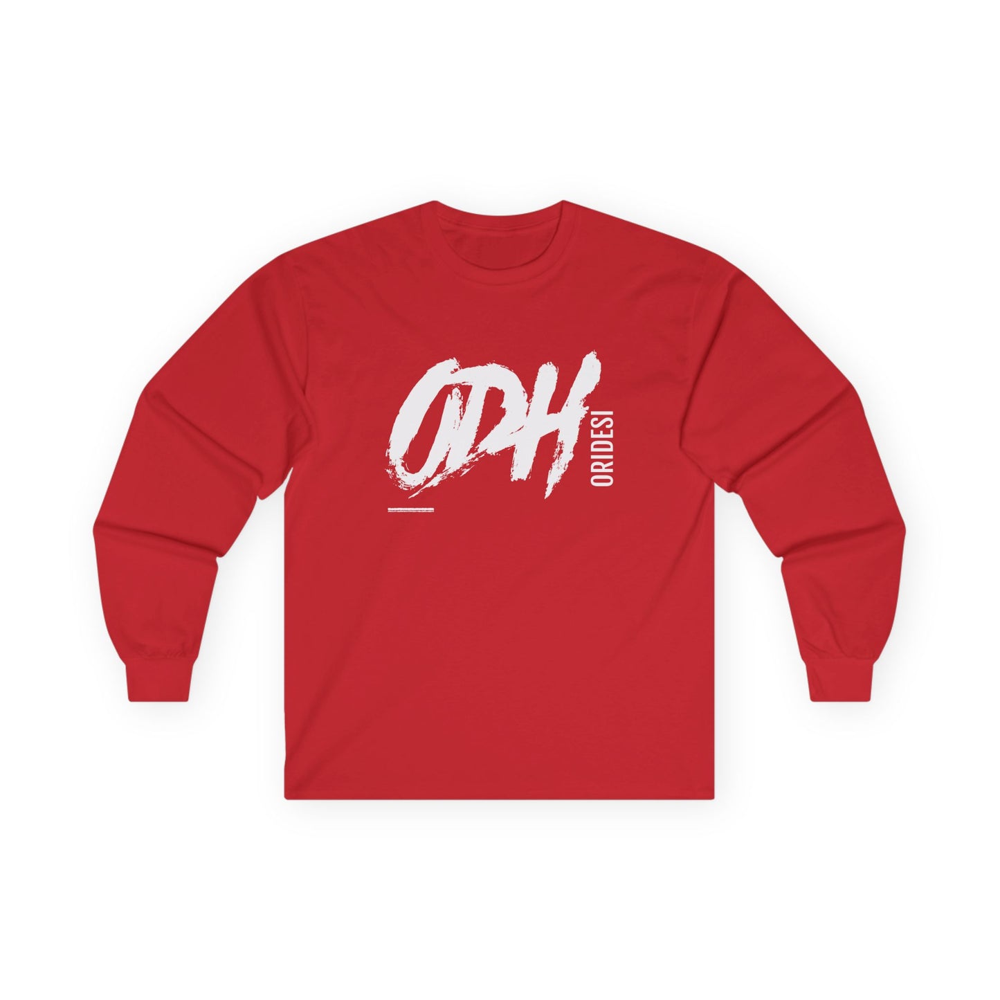 ODH Designer Logo Graphic T Shirt Ultra 100% Cotton Long Sleeve Tee
