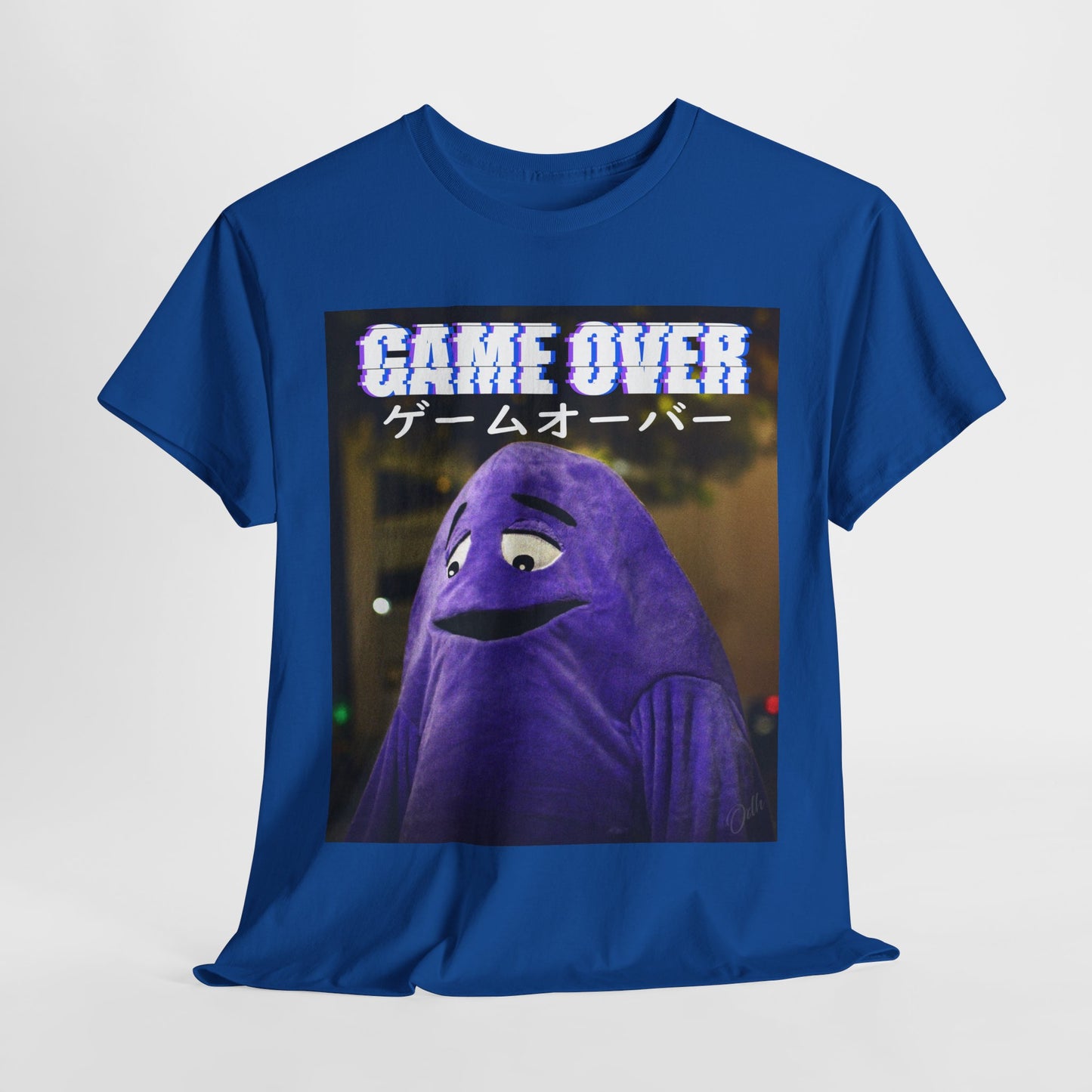 Game Over Shirt Gamer Funny Japanese Tee McDonalds Grimace T Shirt