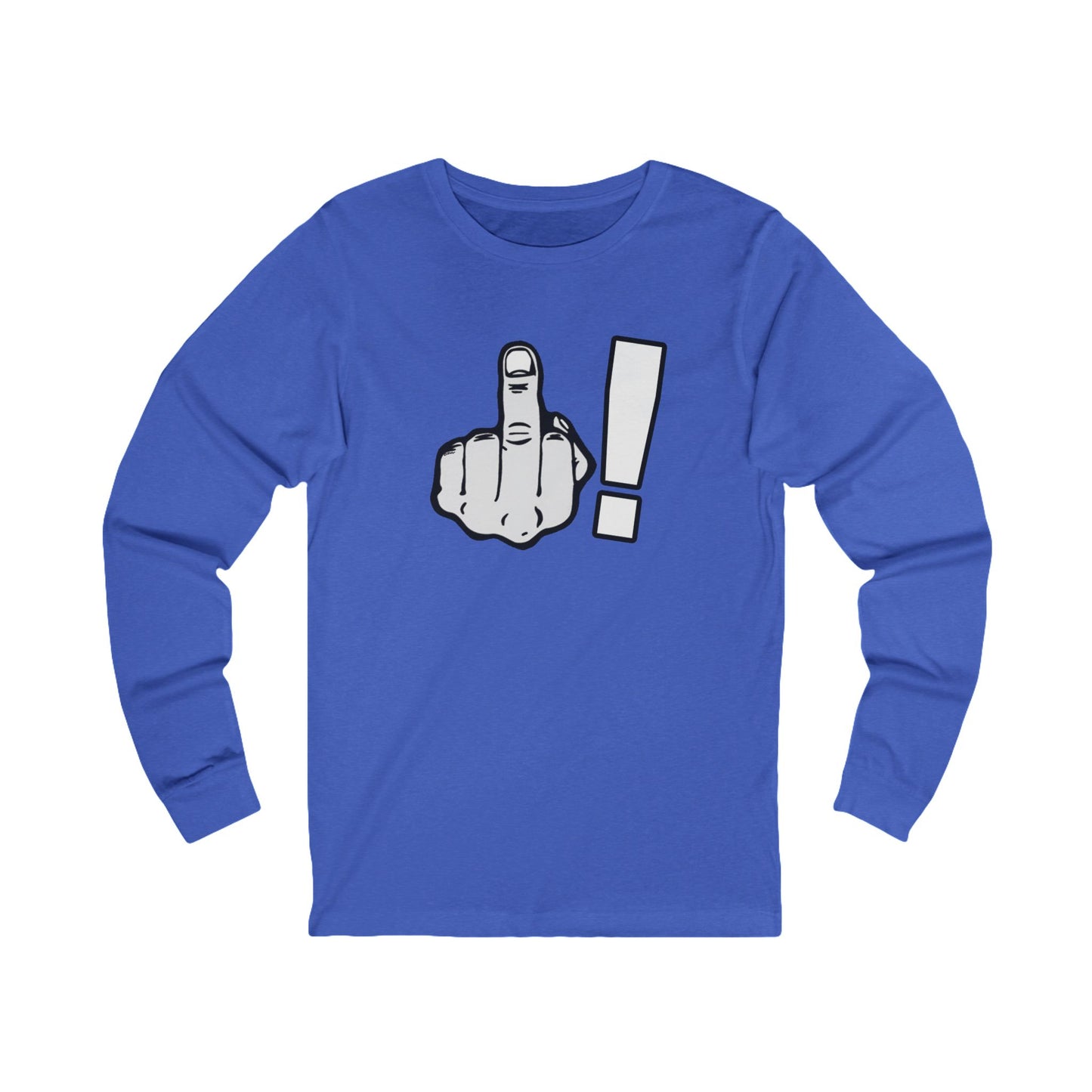Middle Finger Long Sleeve Shirt