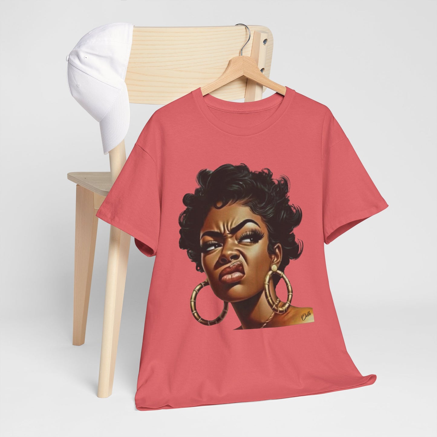Disgusted Black Woman Face Shirt FBA