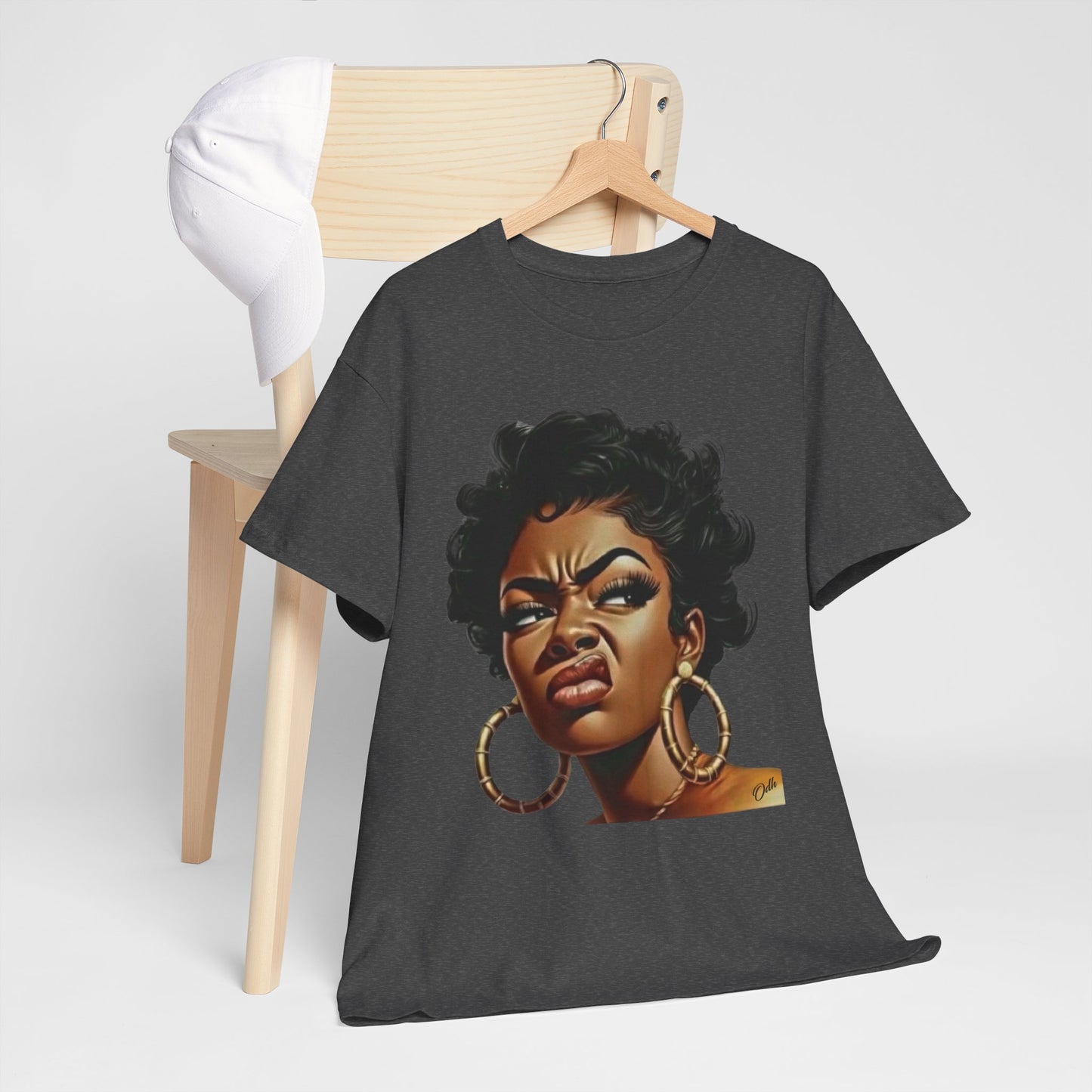 Disgusted Black Woman Face Shirt FBA