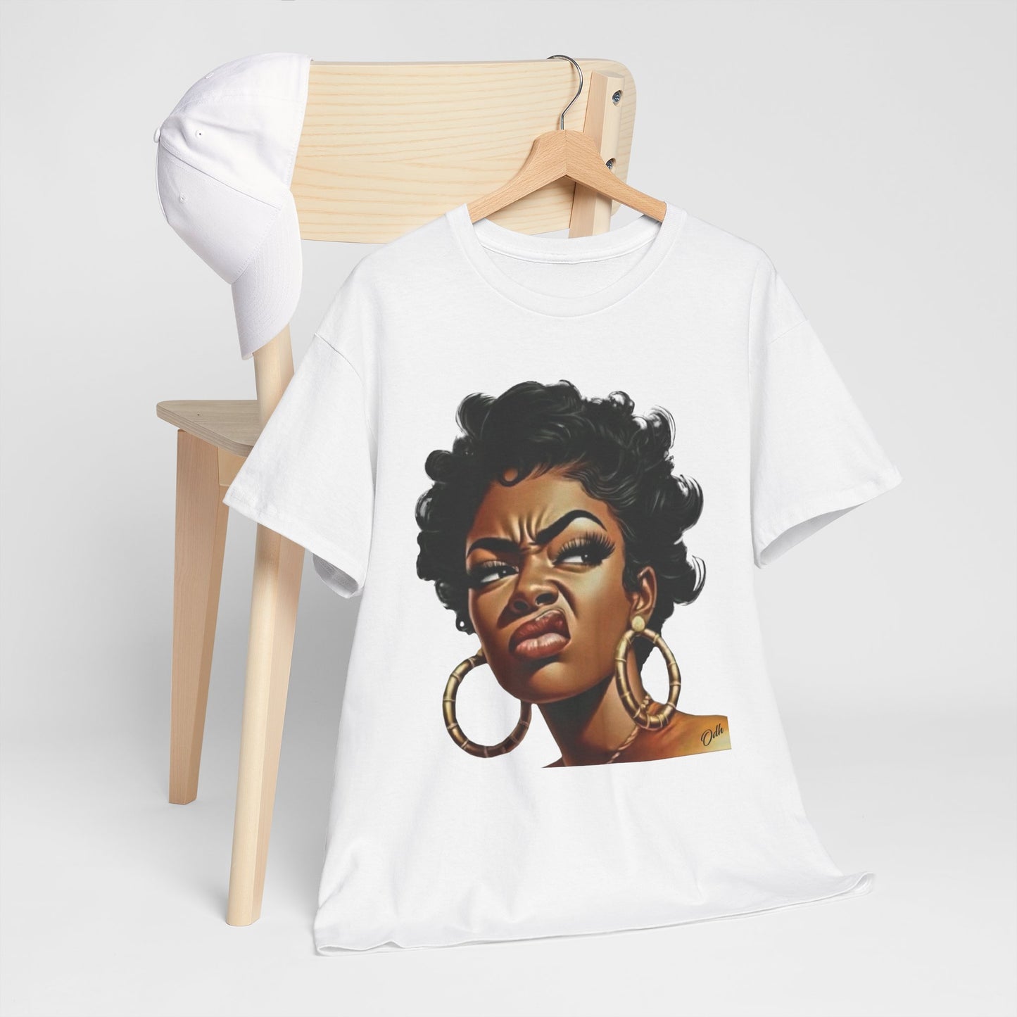 Disgusted Black Woman Face Shirt FBA