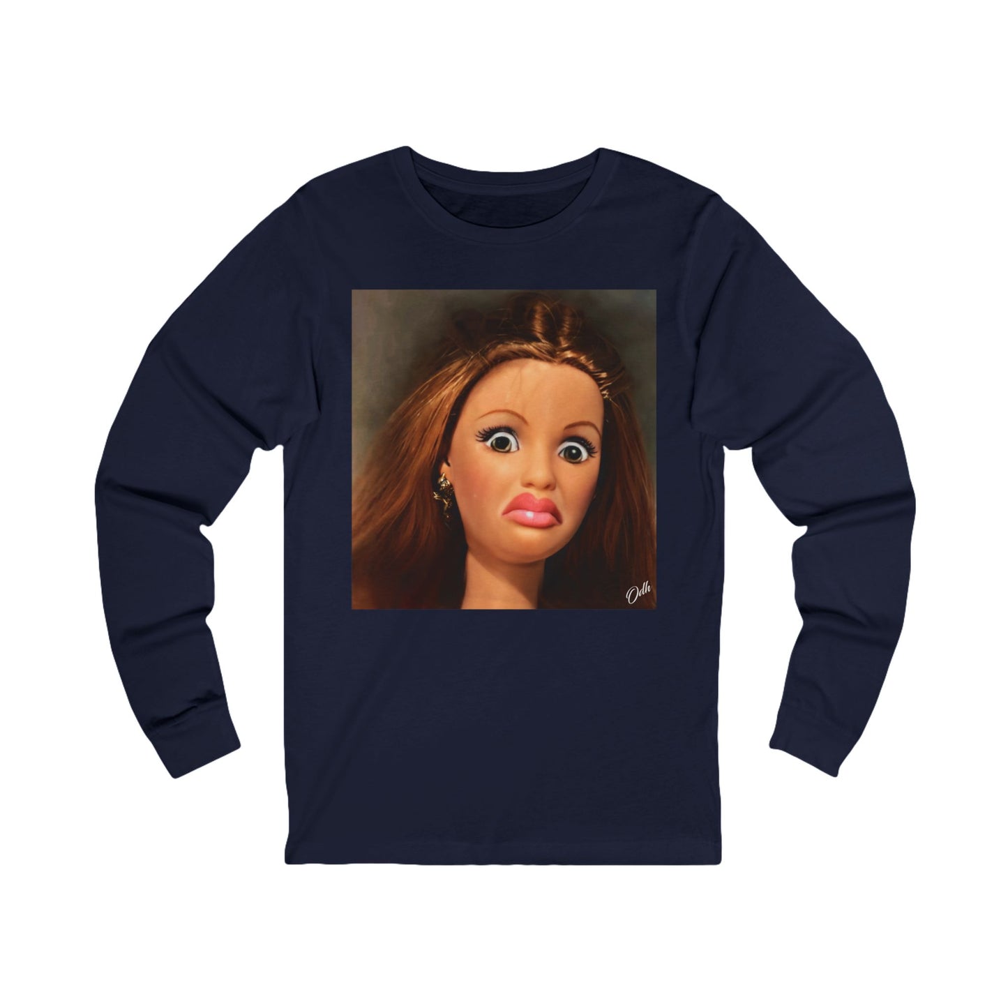 Barbie Disgusted Face Meme Shirt Long Sleeve Tee
