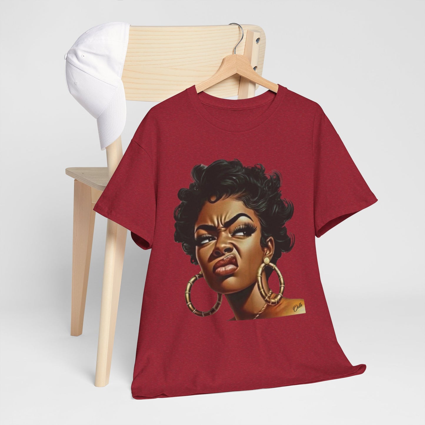 Disgusted Black Woman Face Shirt FBA