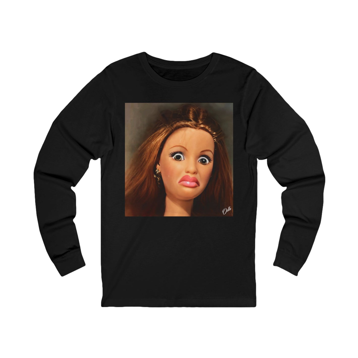 Barbie Disgusted Face Meme Shirt Long Sleeve Tee