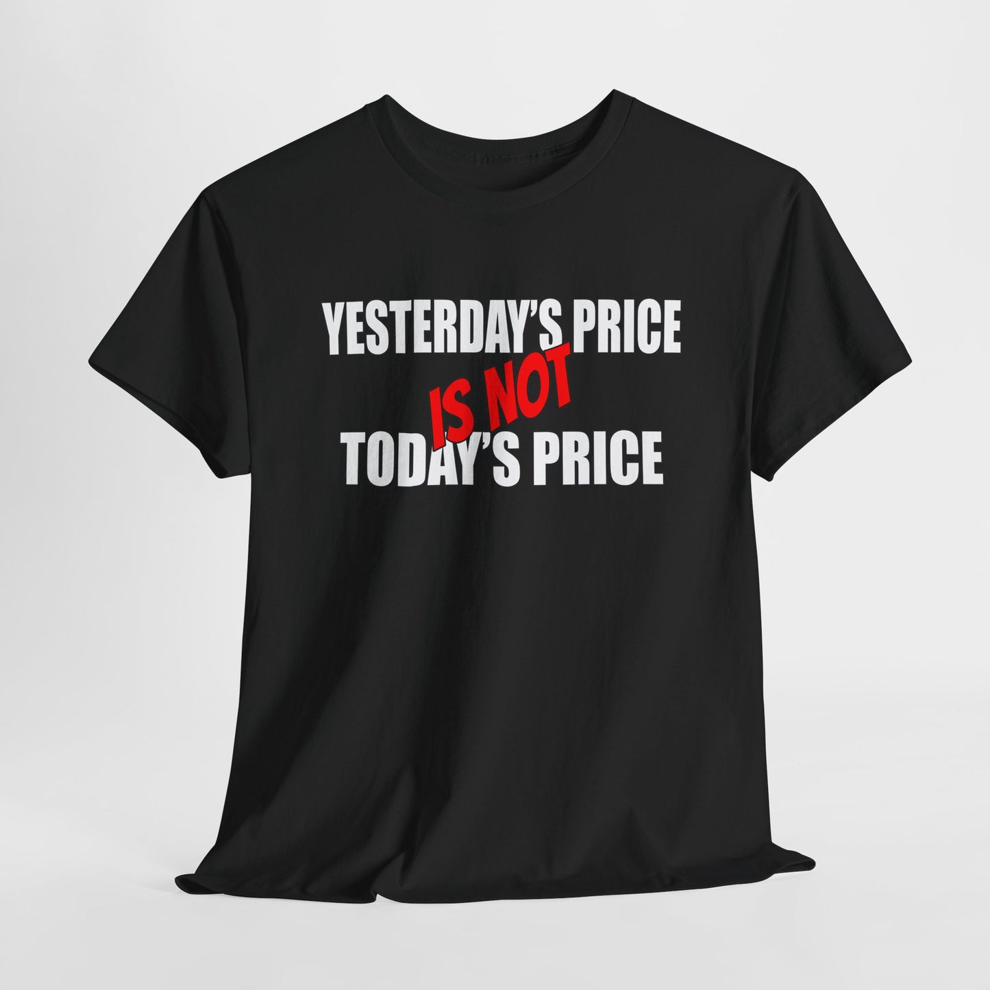 Yesterday's Price is not Today's Price Shirt