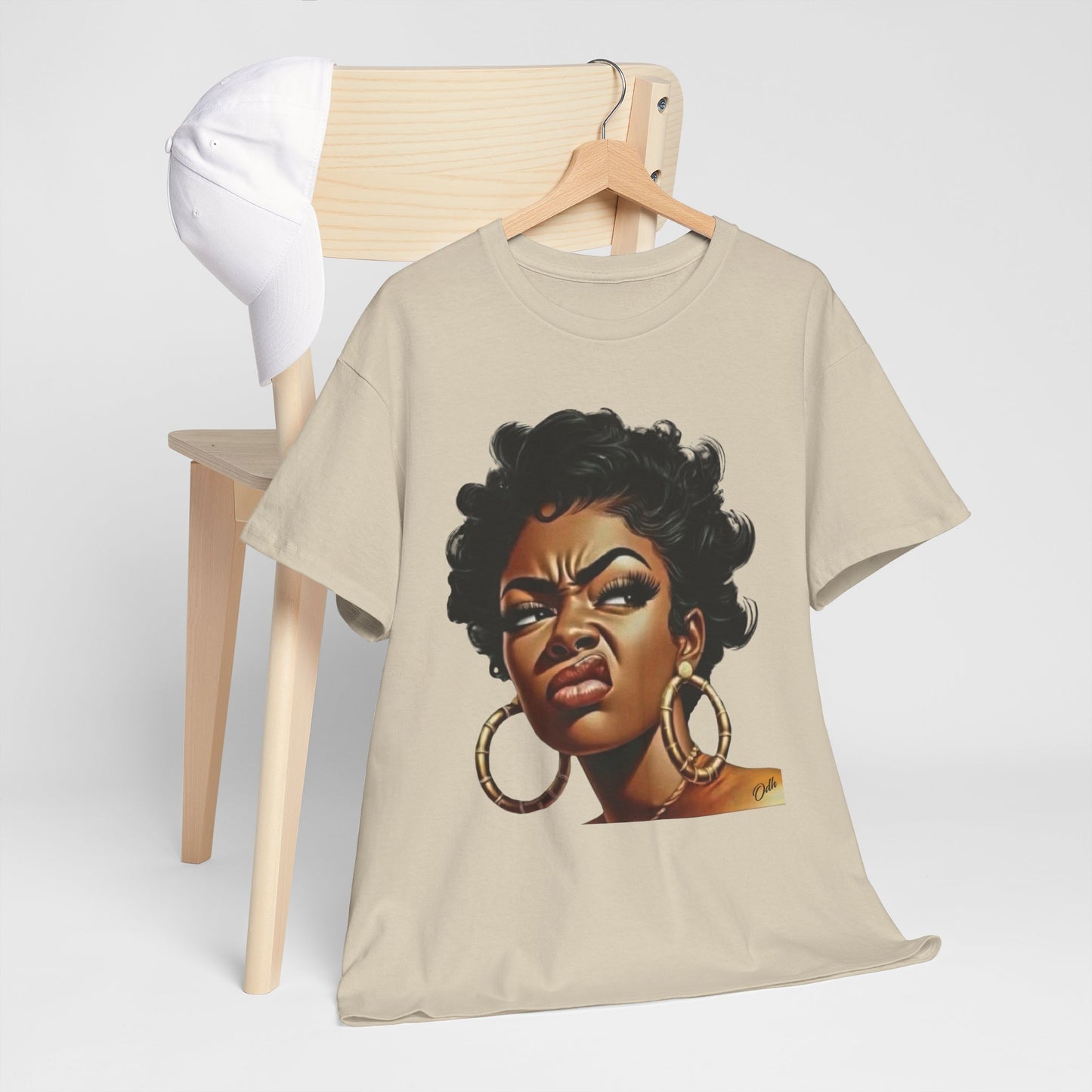 Disgusted Black Woman Face Shirt FBA