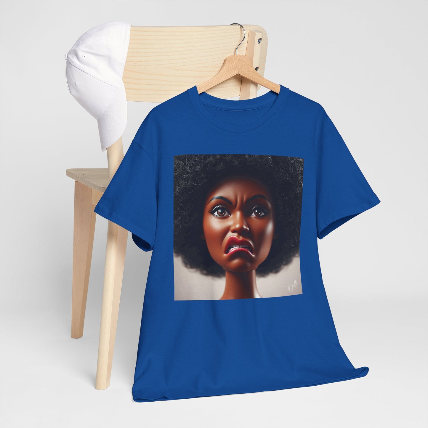 Disgusted Black Doll Face Meme Shirt Short Sleeve Tee