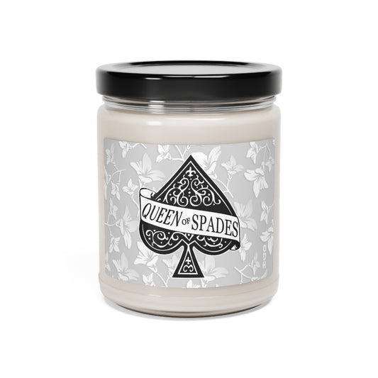 Queen of Spades Scented Candle 9oz, QOS Candle in Glass Jar, QOS Candle, BBC Hot Wife, Swinger Life