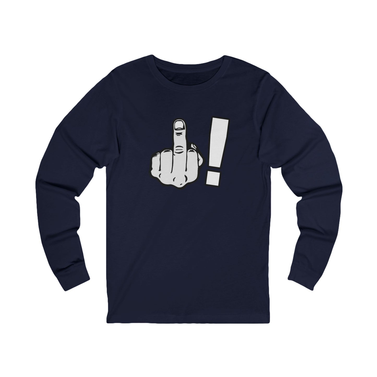 Middle Finger Long Sleeve Shirt