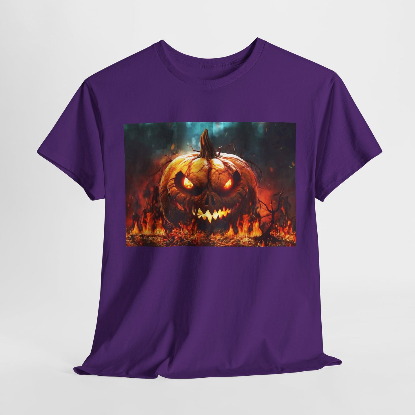 Halloween Burning Pumpkin Shirt