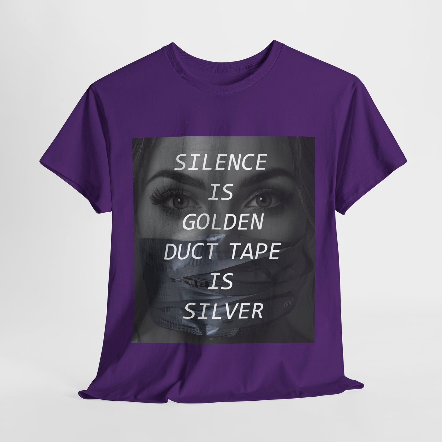 Silence Is Golden Duct Tape Is Silver T Shirt Funny