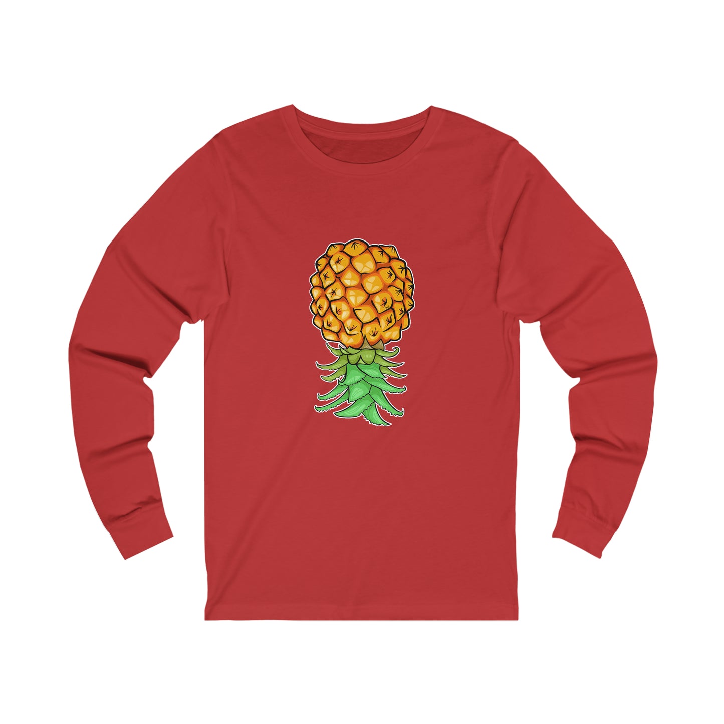 Upside Down Pineapple Unisex Jersey Long Sleeve Tee If You Know You Know