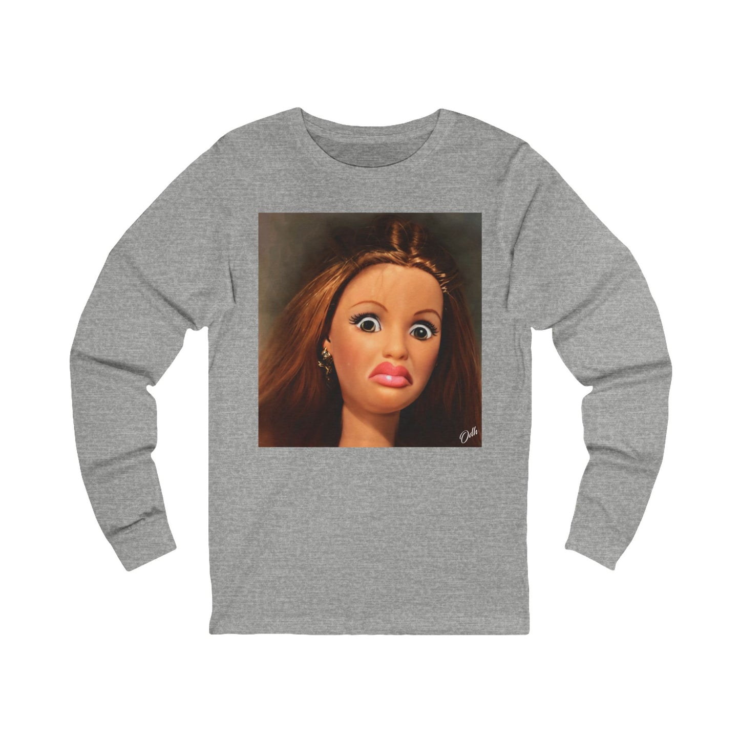 Barbie Disgusted Face Meme Shirt Long Sleeve Tee