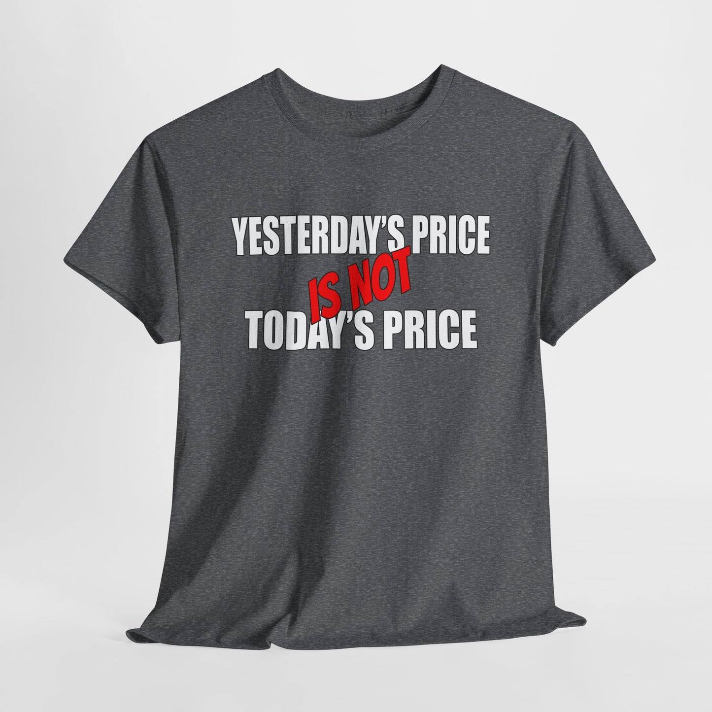Yesterday's Price is not Today's Price Shirt