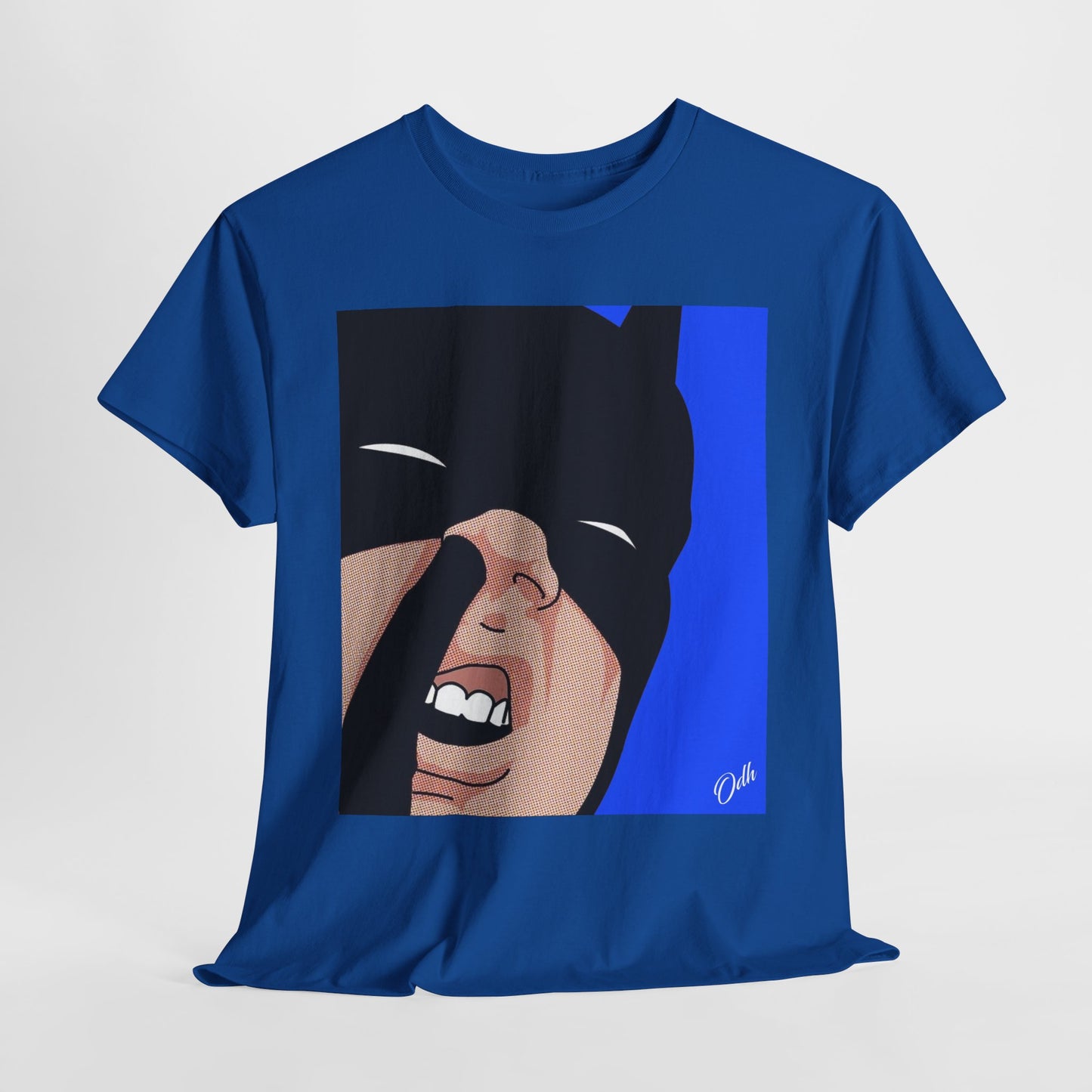 Funny Batman Graphic Tee with Superhero Design