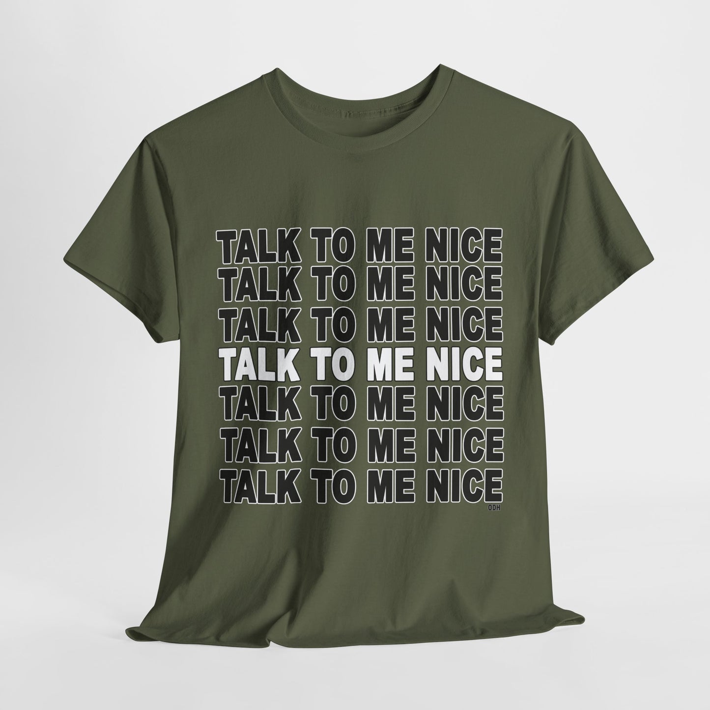 Talk to Me Nice Shirt | Be Kind | Funny Shirt | Unisex Jersey Short Sleeve Tee
