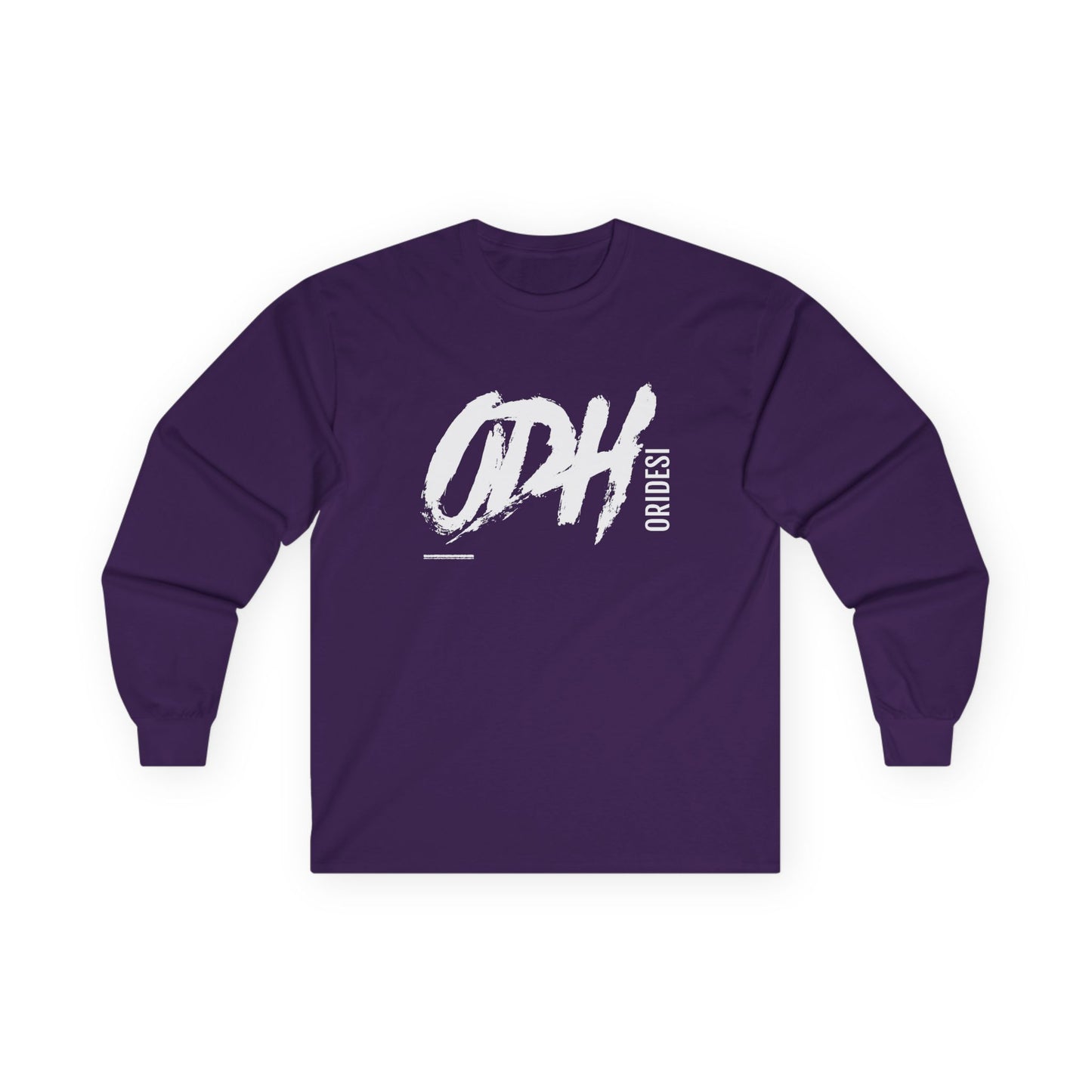 ODH Designer Logo Graphic T Shirt Ultra 100% Cotton Long Sleeve Tee