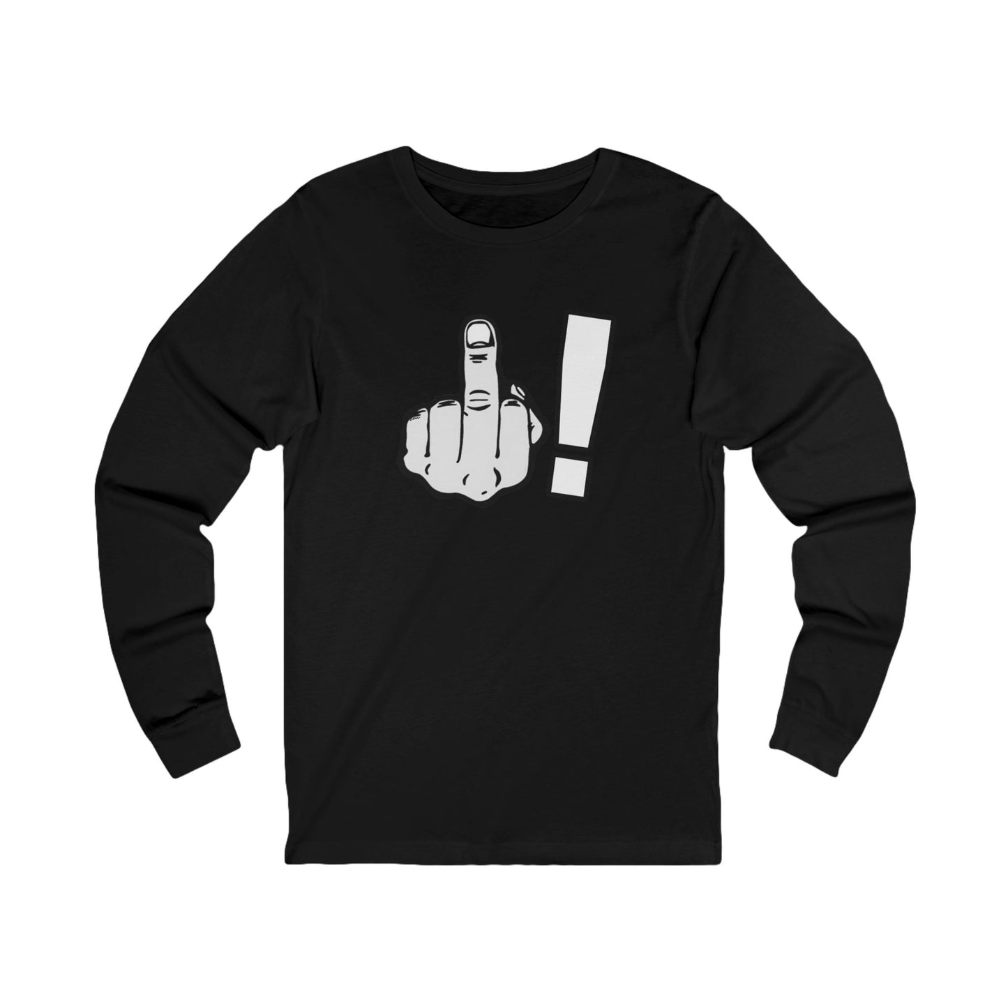 Middle Finger Long Sleeve Shirt