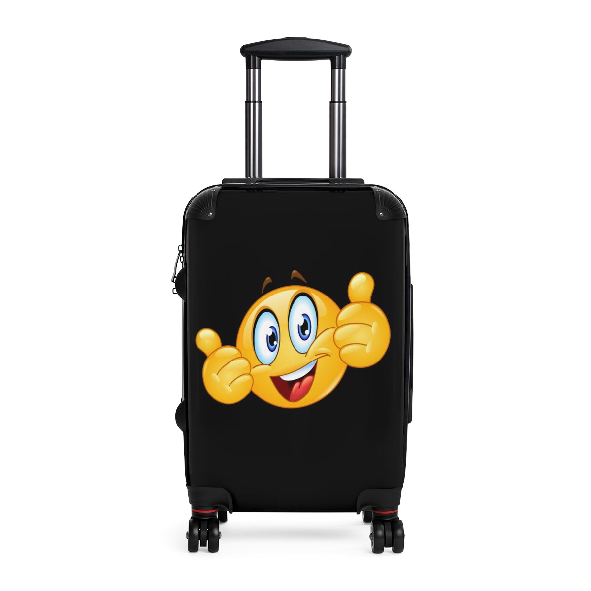 Happy Emoji Suitcases Rolling Bag