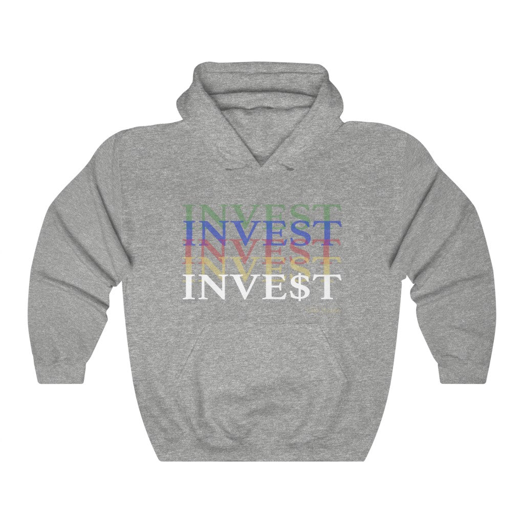 Invest Unisex Heavy Blend Hooded Sweatshirt