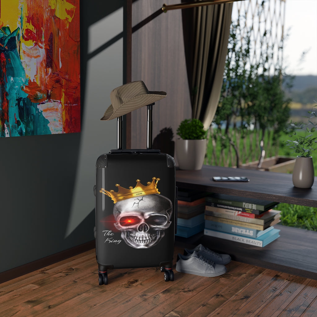 Skull King Carry on Suitcase | Skull Luggage | Skull Suitcase | Skull Roller Bag | Cabin Suitcase | Skull Accessories