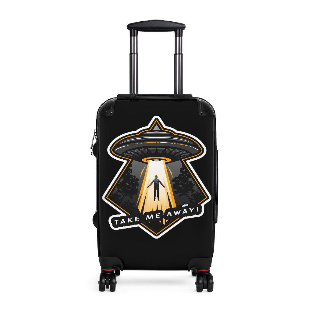 Alien Abduction "Take Me Away" Carry on Suitcase