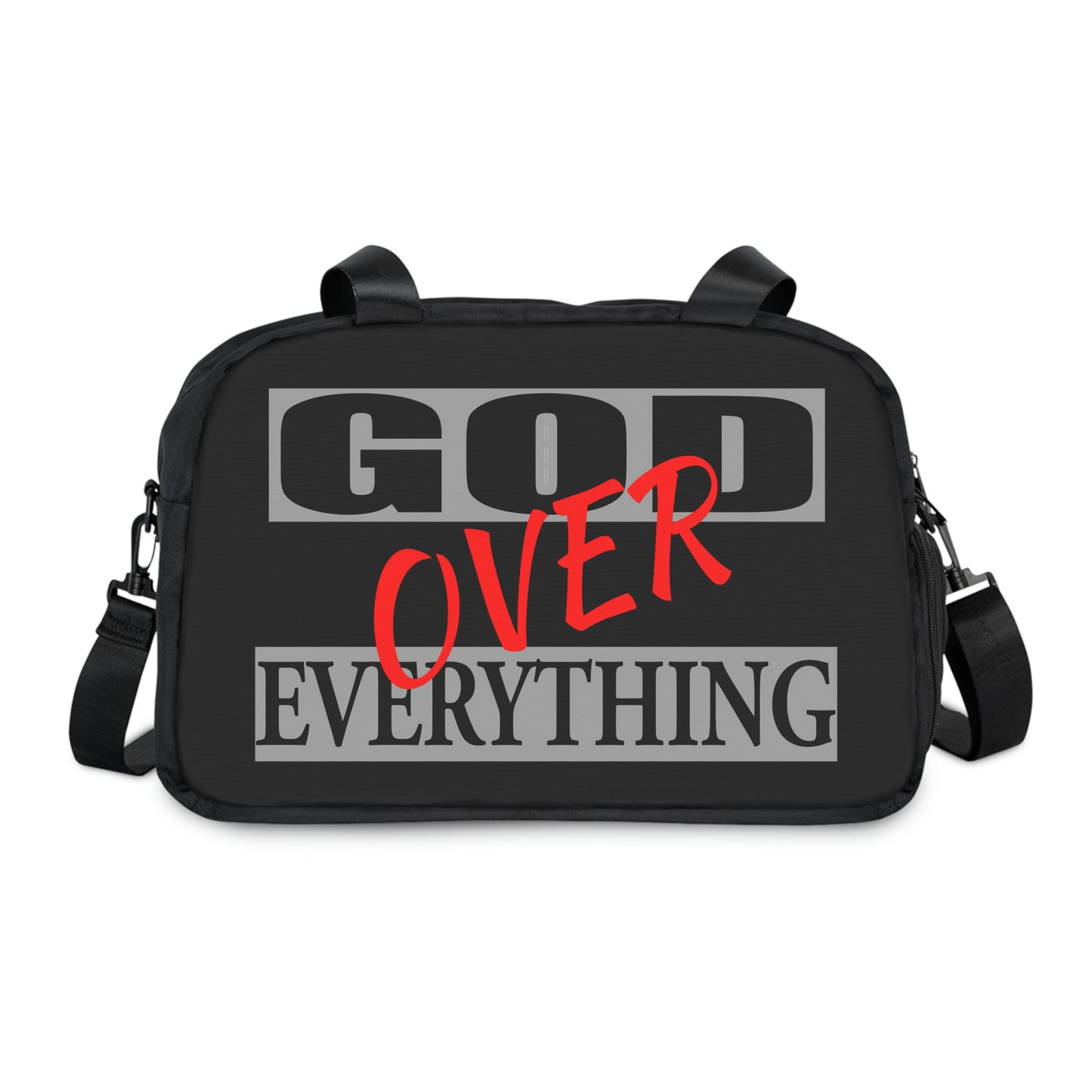 God Over Everything Fitness Gym Duffle Bag