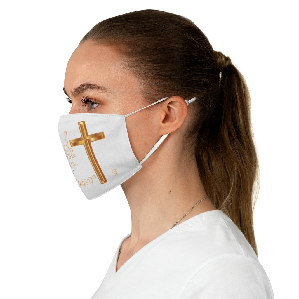 Faith over Fear Fabric Face Mask