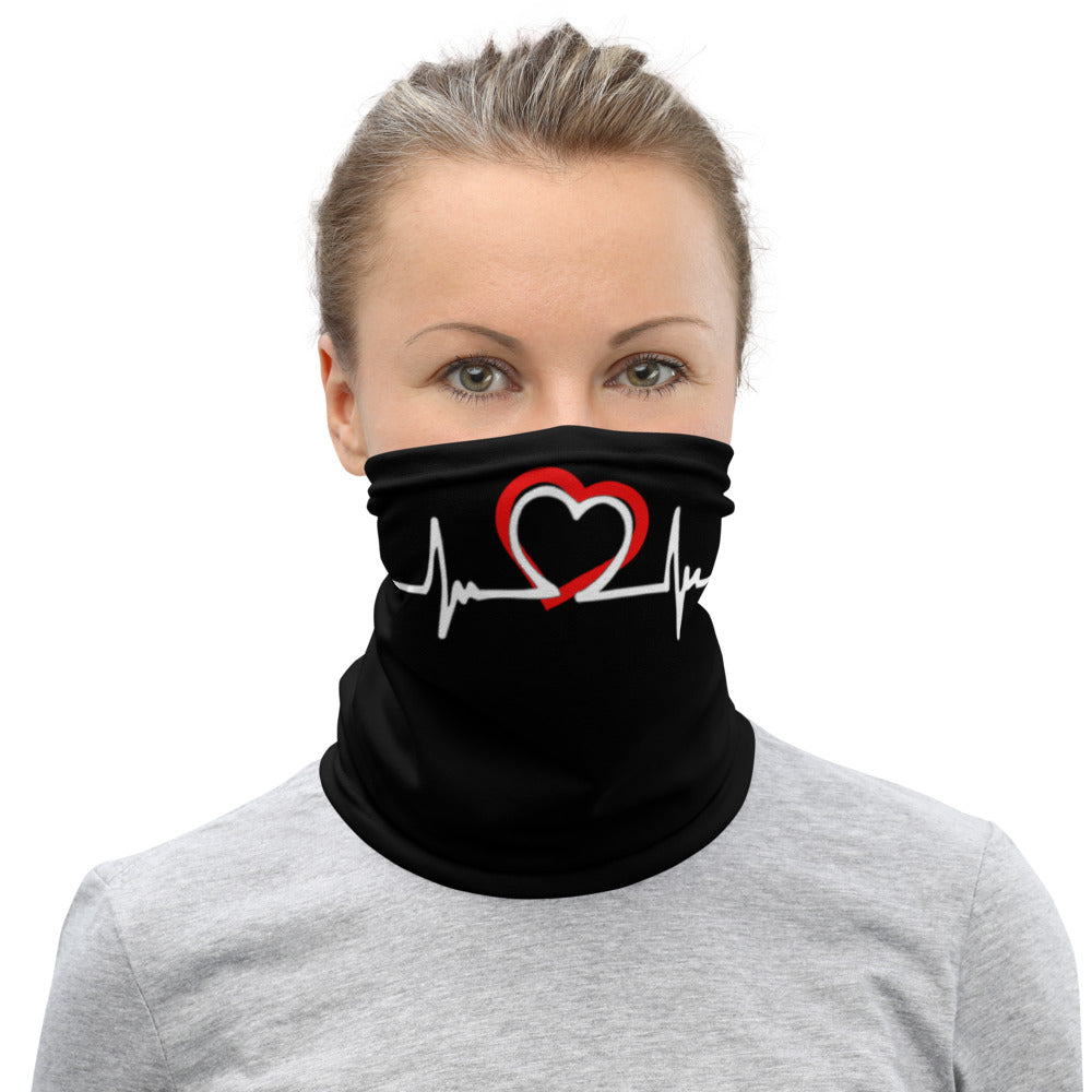 Ekg Face Mask Neck Gaiter
