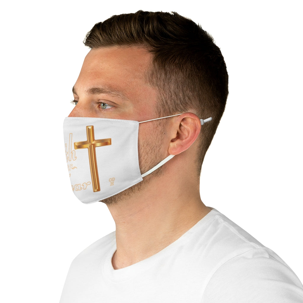Faith over Fear Fabric Face Mask