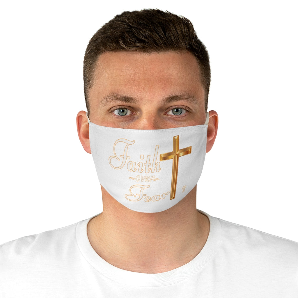 Faith over Fear Fabric Face Mask