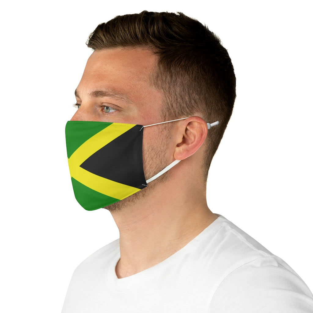 Jamican Flag Fabric Face Mask