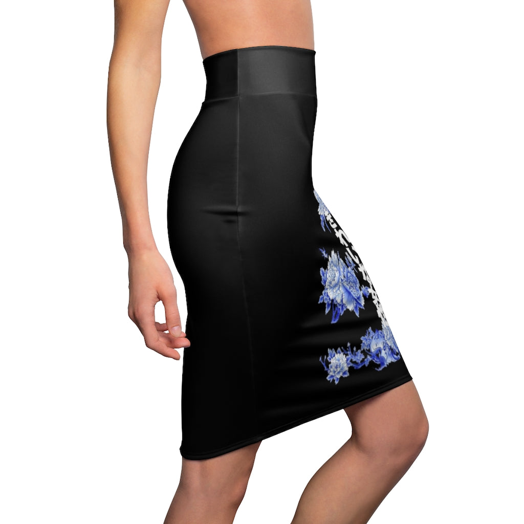 Women's Pencil Skirt Asian Style Bodycon Skirt