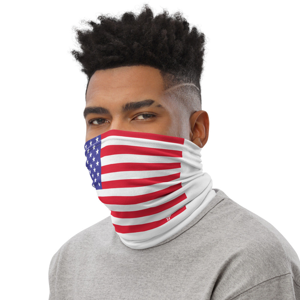 American Flag Face Mask Neck Gaiter Bandana ODH