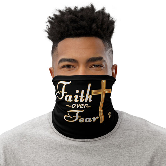 Faith Over fear Christian Face Mask Neck