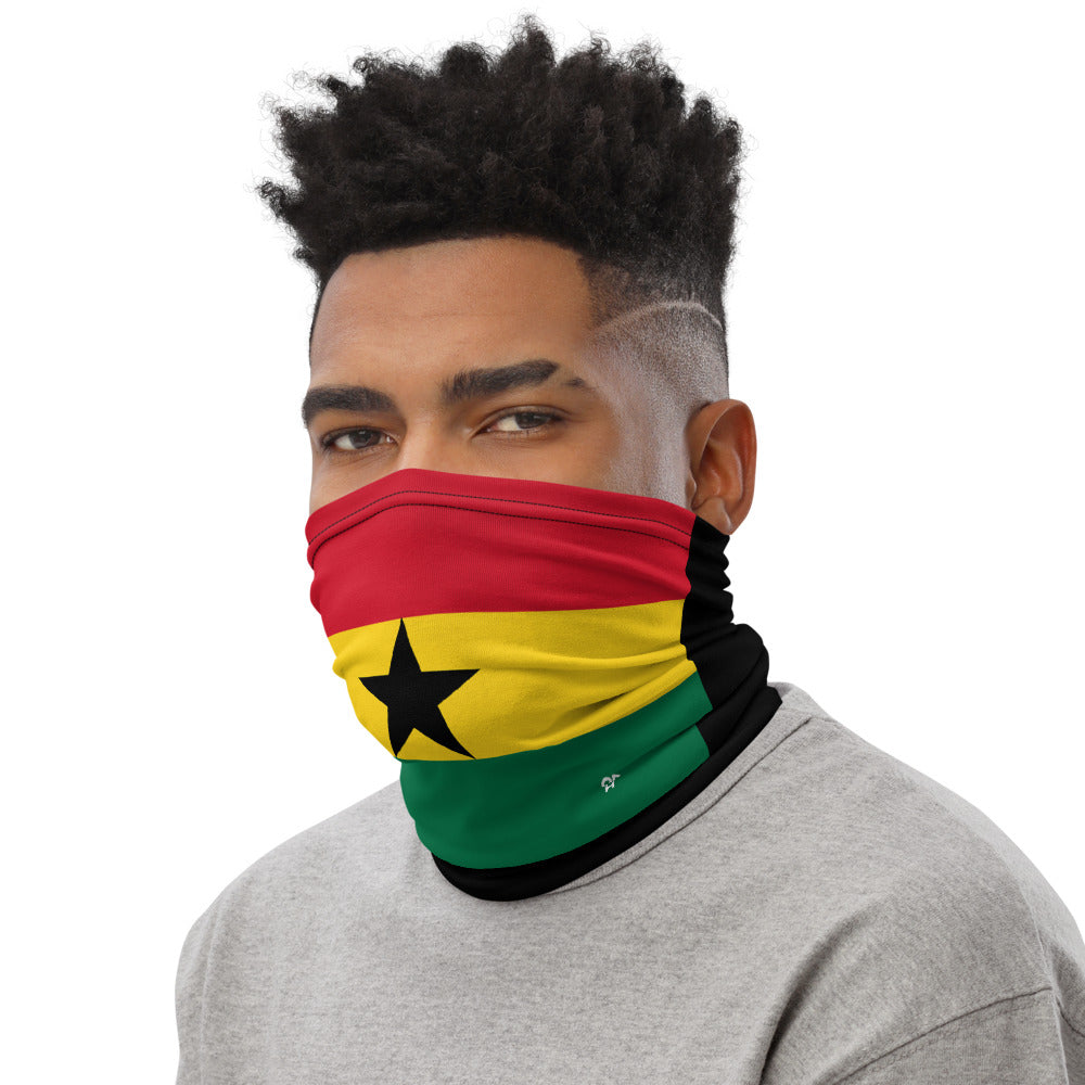 Ghana Ghanaian Flag Face Mask Neck Gaiter Bandana